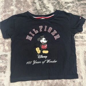 Tommy Hilfiger Kids Navy Mickey Mouse Tee size XXS 2T/3T Good Condition
